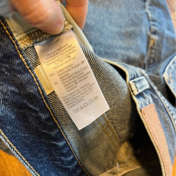 Madewell Women's Blue Flare & Wide Leg Jeans - Picture 15 of 16